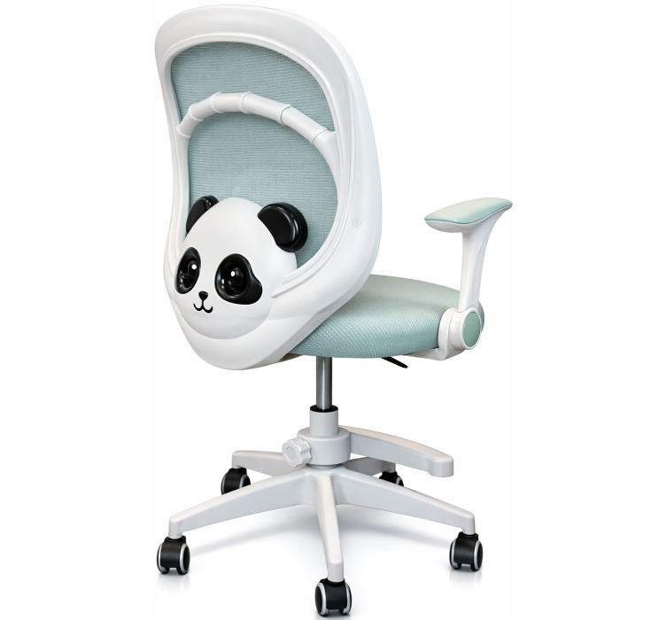 Крісло обертове дитяче PERFECT KIDS PANDA GREEN4